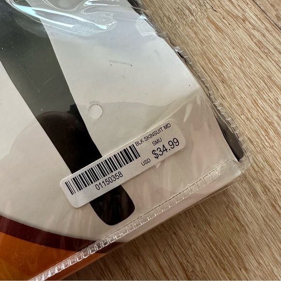 SPIRIT HALLOWEEN ADULT BLACK SKIN SUIT COSTUME - Picture 6 of 7